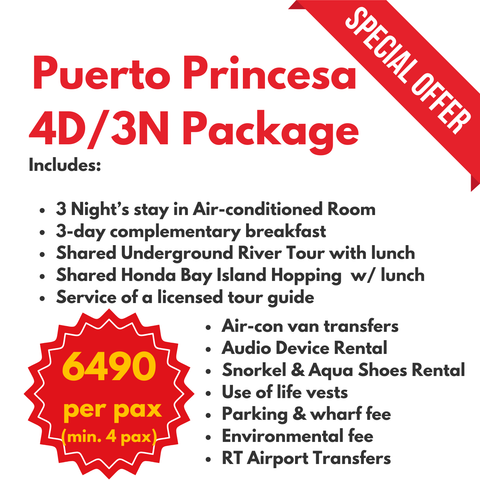 Puerto Princesa 4D/3N Tour Package