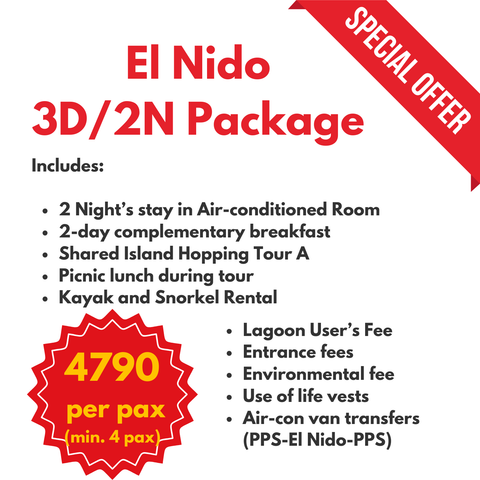 El Nido 3D/2N Tour Package