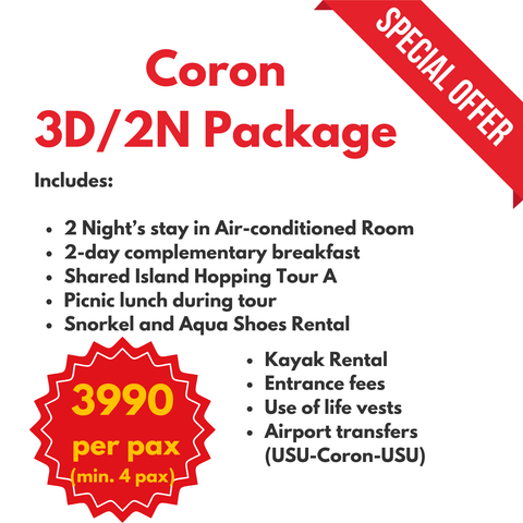 Coron 3D/2N Tour Package