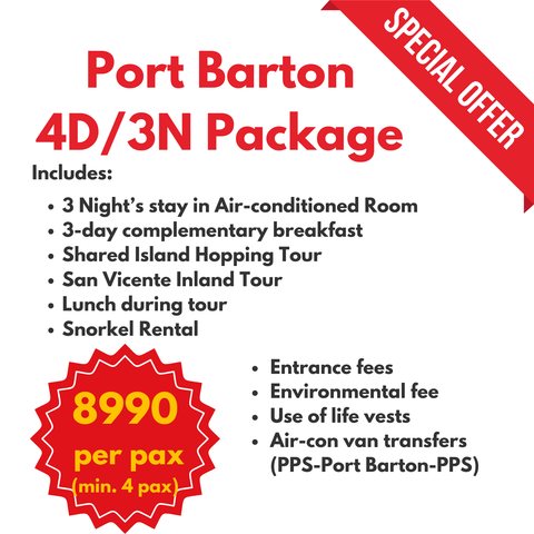 Port Barton 4D/3N Tour Package